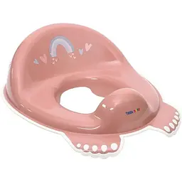 Накладка дитяча на сидіння унітазу антиковзка Tega Baby Meteo pink