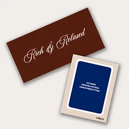 Набір 3Д стікер та конверт для грошей «Rich and relaxed»