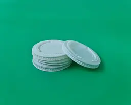 Кришка для соусника V110, 50 шт, колір білий, кукурудзяний крохмаль для пакування соусів і салатів, зручний формат для takeaway