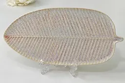 Тарілка-листок 32,5x15,7x1,2 "Пінк-тіндер"