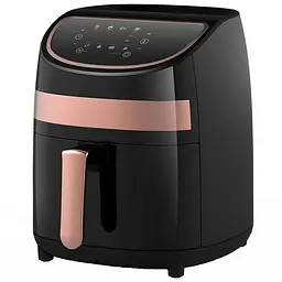 Аерофритюрниця Xiaomi Deerma Air Fryer KZ100 [DEM-KZ100] чорно-рожева [83657] - мініатюра 2