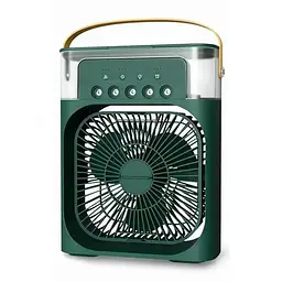 Настільний вентилятор з функцією зволожувача Air Cooler Fan Міні вентилятор - кондиціонер з відділенням для льоду - мініатюра 3