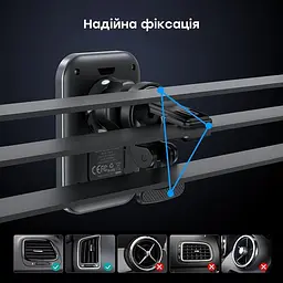 Автомобільний зарядний пристрій Choetech QI 15 Вт (T206-F-ACBK) - мініатюра 9