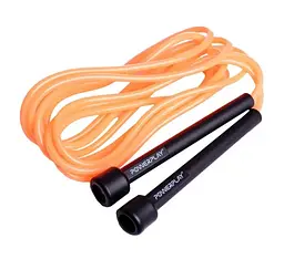 Скакалка PowerPlay 4201 Basic Jump Rope Помаранчева 2,8 м (PP_4201_Orange) - мініатюра 2