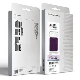 Чохол ArmorStandart Clear Hybrid MagCase для Apple iPhone 18 Pro Max / 17 Pro Max Dark Cherry - мініатюра 3