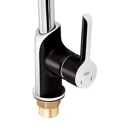 Змішувач для кухні Qtap Grand BCR 007F, Чорний матовий - мініатюра 4