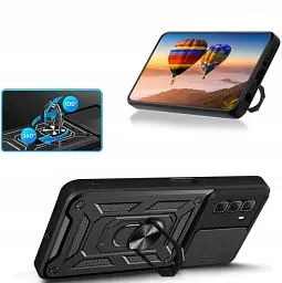 Панель BeCover Military для Infinix Hot 50 (X6720) Black (713046) - мініатюра 2