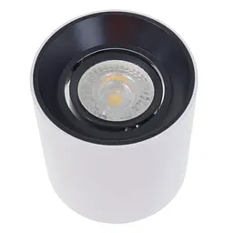 Підсвічування тубус Brille накладне AL-709/1 GU5.3 BK/WH MR16 36-291