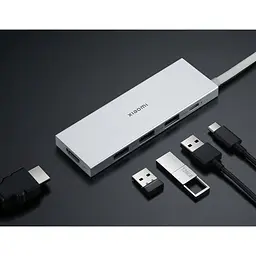 USB-хаб Xiaomi Type-C 5-in-1 Docking Station (XMDS05YM) [81685] - мініатюра 6