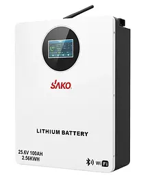 Акумуляторна батарея для ДБЖ Sako LiFePO4 25.6 V / 100 А*ч (42-00243)