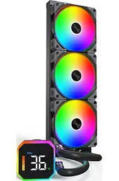 СВО MONTECH HyperFlow Digital 360 Black (HYPERFLOW DIGITAL 360 (B)) - мініатюра 2