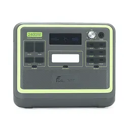 Портативная зарядная станция FOSSiBOT F2400, 2200W/2048Wh LiFePO₄, MPPT 500W max, XT60-12V/25А, 2xDC5521-12V-3A, CarPort-12V-10A, 2xAC230V, 2xUSB-A-18W, 4xUSB-C-100W, Wi-Fi, Bluetooth, charge 2 h,386*840*321 мм. 22кг - мініатюра 3