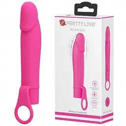 Вібратор Pretty Love Xiuhcoathl Vibrator Pink, 15,3 см рожевий - мініатюра 9