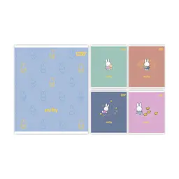 Зошит Yes Miffy Bunny А5 12 аркушів лінія (768597), в асортименті