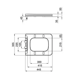Сидіння для унітазу Qtap Kalao з мікроліфтом Slim QT08991213AW - мініатюра 6
