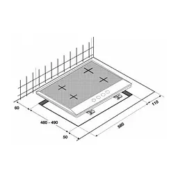 Варочна поверхня Beko HIAG 64225 SX (HIAG64225SX) - мініатюра 7