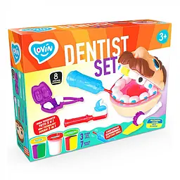 Набір для творчої творчості з тестом "Dentist Set", 8 аксесуарів Lovin От 3-х лет det0006660
