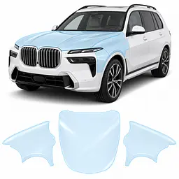 Антигравійна захисна бронеплівка за лекалами для BMW X7 G07 facelift 2022- капот і передні крила