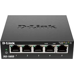 Комутатор D-Link DGS-1005D 5 LAN 10/100/1000Mb