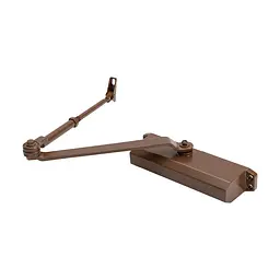 Дверний доводчик Dortec DT-65HA Brown 85-120кг з фіксацією дверей у відчиненому положенні (63-00070)