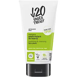 Матирующая очищающая паста для лица Under Twenty Anti Acne Mattifying Cleansing Face Paste 150 мл