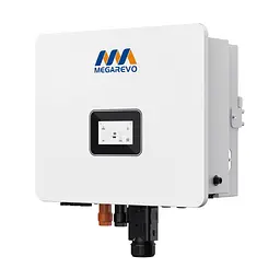 Гібридний однофазний інвертор для сонячних панелей 10kW Megarevo R10KL1DA-G2S 2 MPPT WiFi (42-00239) - мініатюра 1