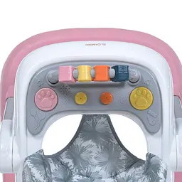 Ходунки дитячі MULTIWAY ME 1163 Pink з брязкальцем - мініатюра 6
