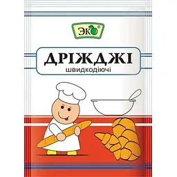 Дріжджі ЭКО 11г сухі хлібопекарські швидкорозчинні