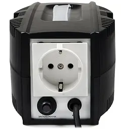 Стабілізатор напруги Gemix GX-500D 500VA, 350W, входное напряжение 140-260V, 2.3 кг, LCD 350 Вт (GX-500D) - мініатюра 3