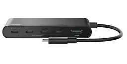 USB-Хаб Belkin USB-C 5в1 Multiport Dock (AVC021HQBK) - мініатюра 2