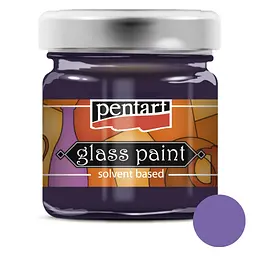 Фарба вітражна Pentart на основі розч. холодної фіксації Фіолетова світла 30 мл