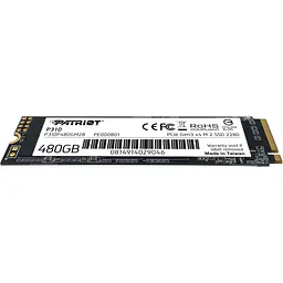 SSD накопичувач Patriot P310 480GB (P310P480GM28) [151779] - мініатюра 3