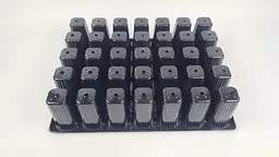 Касета пластикова для розсади 35 V-осередків, 175 мл, розмір 43,5 см*32,5×10 см - мініатюра 2