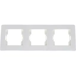 Рамка Brille для розетки ZB-3F wh