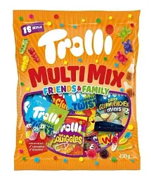 Цукерки жувальні Trolli Multi Mix Friends&Family 430 г
