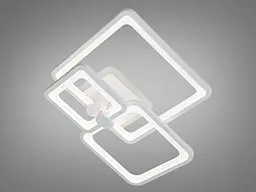 Люстра стельова LED Diasha 8208/3WH, 70W, 3200K-6000K, білий акрил, сучасний стиль, з пультом і диммером - мініатюра 2