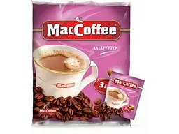 Кава швидкорозчинна MACCOFFEE 360г 3в1 Амаретто