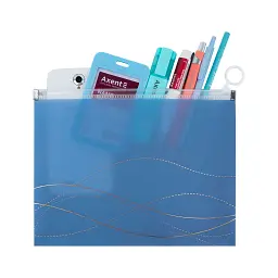 Папка на блискавці Axent zip-lock А5 Waves-2 (1498-41-A) - мініатюра 3