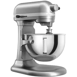 Кухонна машина KitchenAid Heavy Duty 5KSM55SXXECU з підйомною чашею 5.2 л срібляста (5KSM55SXXECU) - мініатюра 4