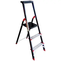 Драбина сталева Intertool LT-0053 3 ступені висота до платформи 630 мм