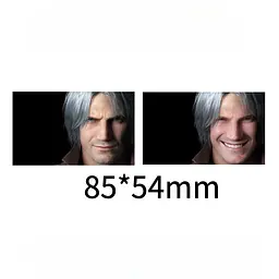 Голографічна наклейка Диявол може плакати Данте Devil May Cry Dante