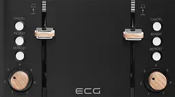 Тостер ECG ST 4768 Timber Black - мініатюра 7