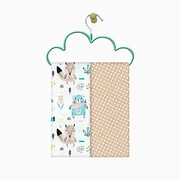 Пелюшки багаторазові Cosas дитячі Glade Animals 2 шт., 80х100 см, бежеві - мініатюра 3