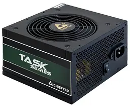 Блок живлення 600 Вт, Chieftec Task, Black, 80+ Bronze, Active PFC, 120 мм, 3xMolex/5xSATA/2xPCI-E 6+2-pin/1xMB 20+4-pin/1xCPU 4+4-pin, AFC/OPP/OTP/OVP/S0