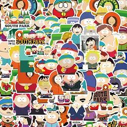 Стікерпак Південний Парк Набір наклейок GeekLand South Park 100 штук - мініатюра 3