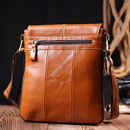 Вертикальна чоловіча сумка Vintage 22х25х1 см sum0028967 - мініатюра 8