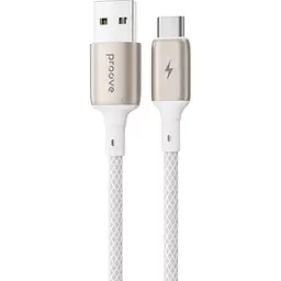 Кабель Proove Dense Metal USB-A to USB-С 1m White (CCDM20001202) [133339] - мініатюра 2