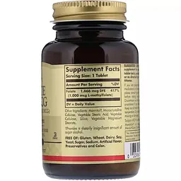 Фолієва кислота Solgar Folate 1000 мкг 120 таблеток - мініатюра 2