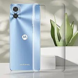 Силіконовий чохол BeCover для Motorola Moto E22/E22i Transparancy (709296) - мініатюра 4