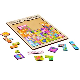 Розвиваюча іграшка PuzzleOK Тетріс Солодощі Puz-22923 дерев'яна - мініатюра 2
